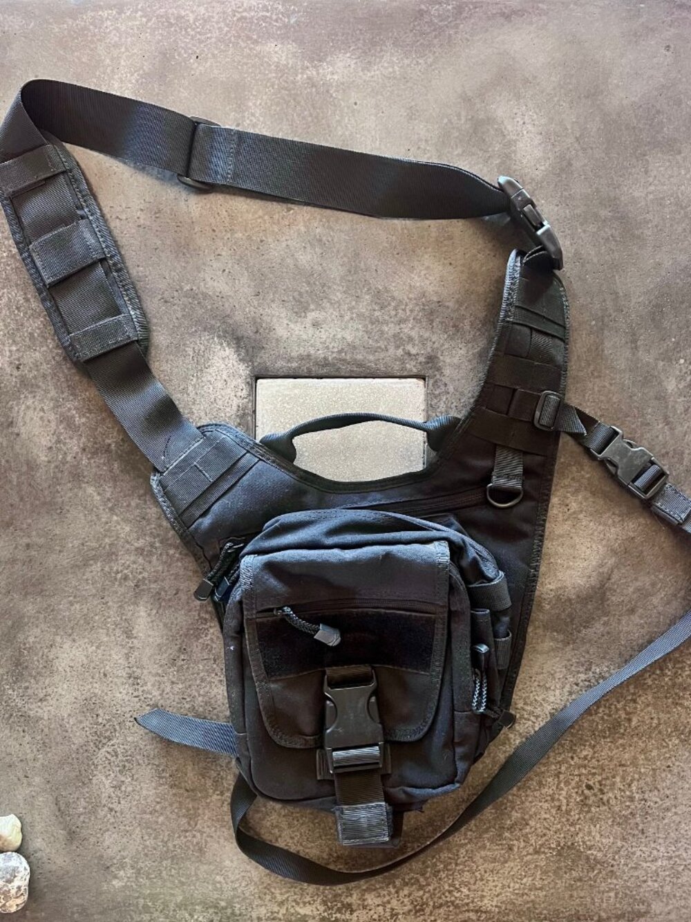 Condor EDC Bag | Black Crossbody Shoulder Sling